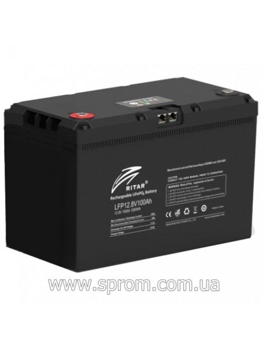 Акумулятор Ritar LFP12.8V100AH G3 (12,8 В; 100 Аг) літій-залізо-фосфатний (LiFePo4)