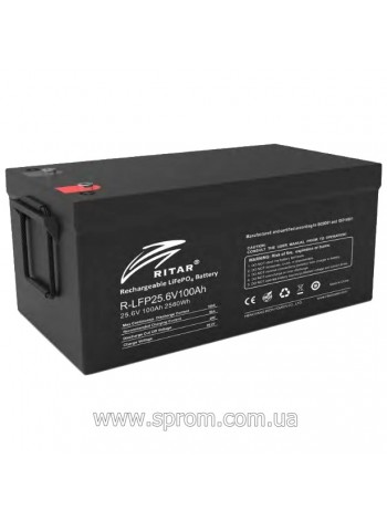 Акумулятор Ritar R-LFP25.6V100AH G1 (25,6 В; 100 Аг) літій-залізо-фосфатний (LiFePo4)