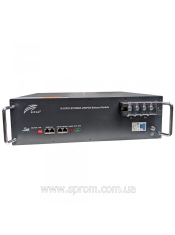 Акумулятор Ritar R-LFP51.2V100AH (51,2 В; 100 Аг) літій-залізо-фосфатний (LiFePo4)