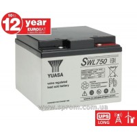 Акумулятор Yuasa SWL 750 ... 4250. Герметизований необслуговуваний свинцево-кислотний