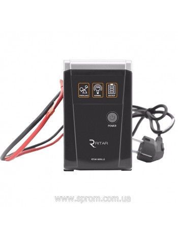 Джерело безперебійного живлення Ritar RTSW-500 LED (350 Вт), чиста синусоїда