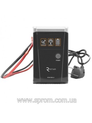 Джерело безперебійного живлення Ritar RTSW-600 LED (360 Вт), чиста синусоїда