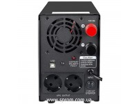 Джерело безперебійного живлення Powercom INF-800 LCD Schuko (480 Вт), чиста синусоїда Джерело безперебійного живлення Powercom INF-800 LCD Schuko (480 Вт), чиста синусоїда