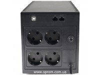 Джерело безперебійного живлення Powercom RPT-1500AP Schuko (900 Вт) Джерело безперебійного живлення Powercom RPT-1500AP Schuko (900 Вт)