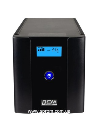 Джерело безперебійного живлення Powercom RPT-2000AP LCD Schuko (1,2 кВт)