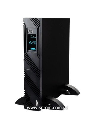 Джерело безперебійного живлення Powercom SPR-1500 LCD IEC (1,2 кВт), чиста синусоїда