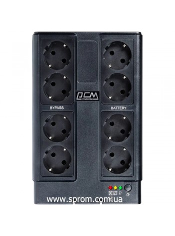 Джерело безперебійного живлення Powercom CUB-850N Schuko (510 Вт)