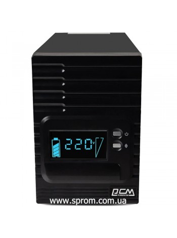 Джерело безперебійного живлення Powercom SPT-1000-II LCD IEC (800 Вт), чиста синусоїда