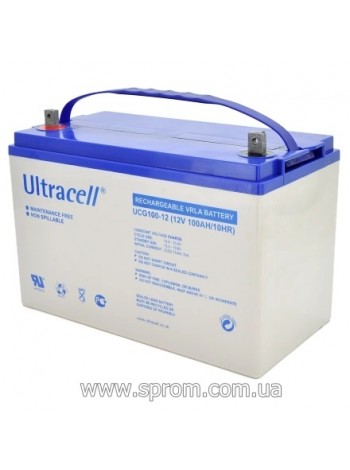 Акумулятор гелевий Ultracell UCG100-12 (12 В; 100 Аг)