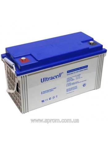 Акумулятор гелевий Ultracell UCG120-12 (12 В; 120 Аг)