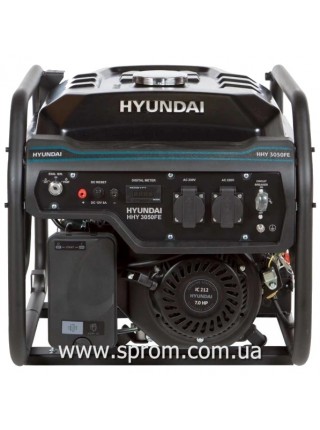 Генератор бензиновий Hyundai HHY 3050FE (3 кВт; 220 В)