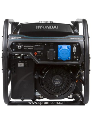 Генератор бензиновий Hyundai HHY 9050FE (6,5 кВт; 220 В)