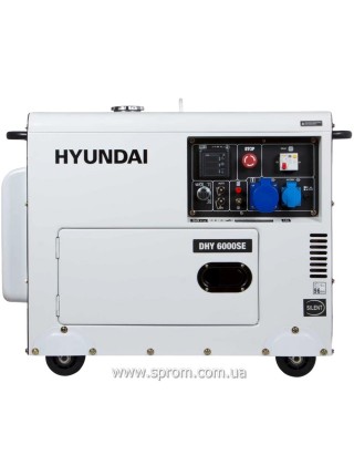 Генератор дизельний Hyundai DHY 6000SE (5,5 кВт; 220 В)