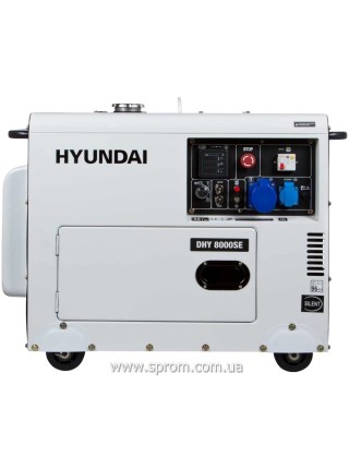 Генератор дизельний Hyundai DHY 8000SE (6,5 кВт; 220 В)