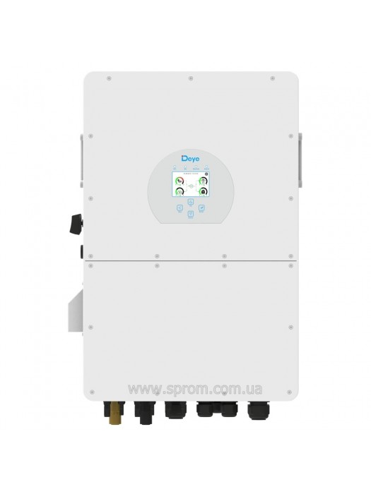 Інвертор гібридний трифазний Deye SUN-30K-SG02HP3-EU-EM3 (30 кВт)