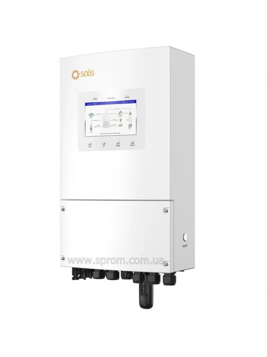 Інвертор гібридний Solis S6-EH1P6K-L-PLUS (6 кВт)